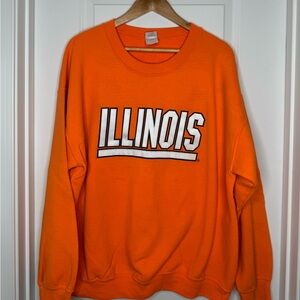 Embroidered University of Illinois Crewneck